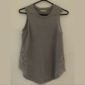 Light grey sleeveless shirt